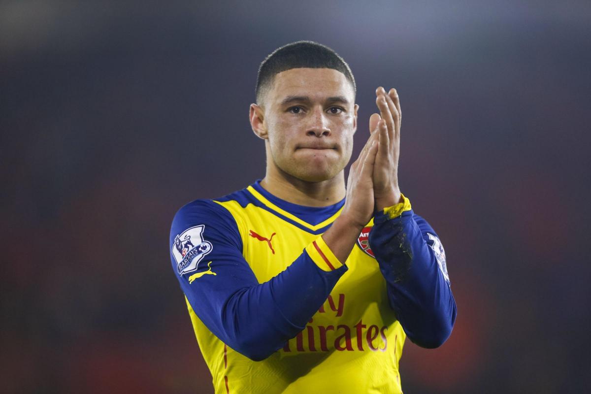 Arsenal and England player Alex Oxlade-Chamberlain, another former Saint
