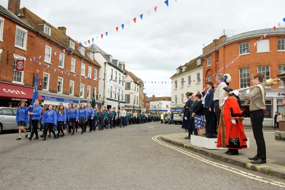 Romsey St Georges Day Parade