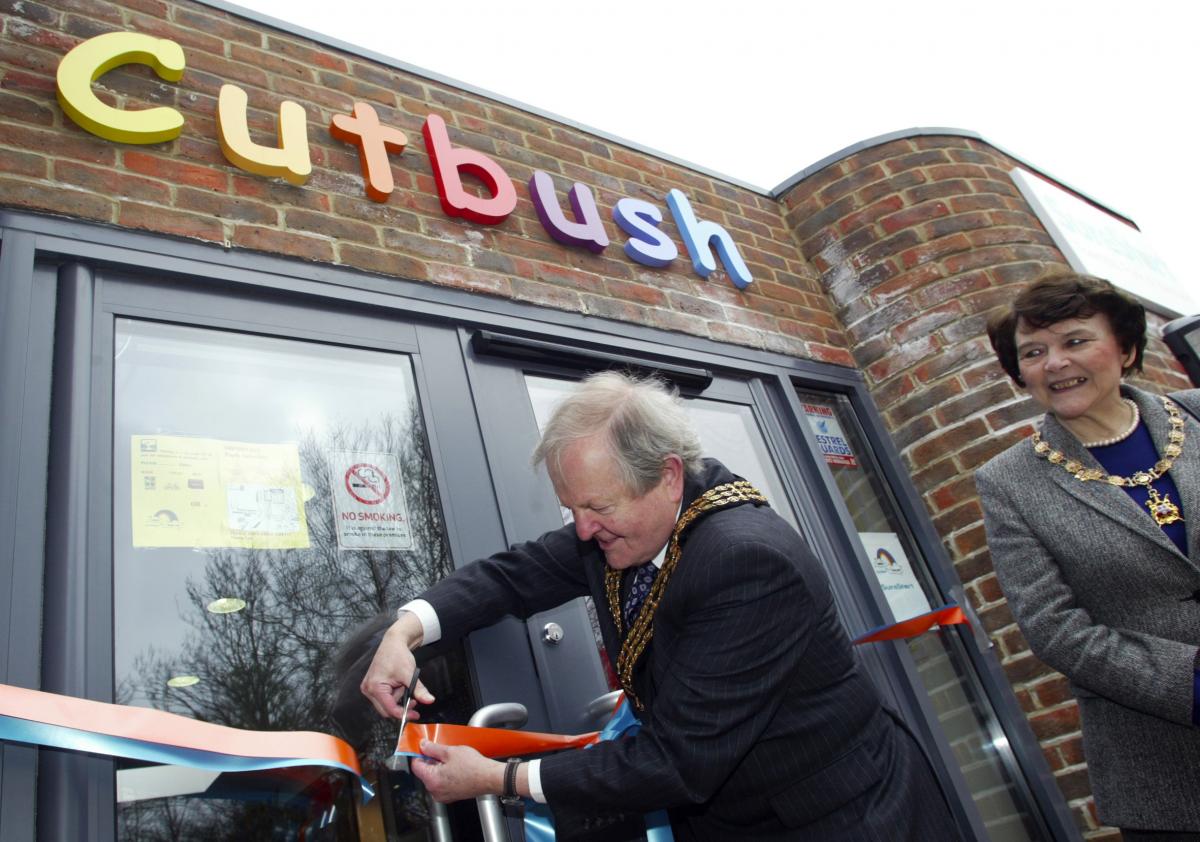 The opening of the Cutbush Children's Centre in 2009
