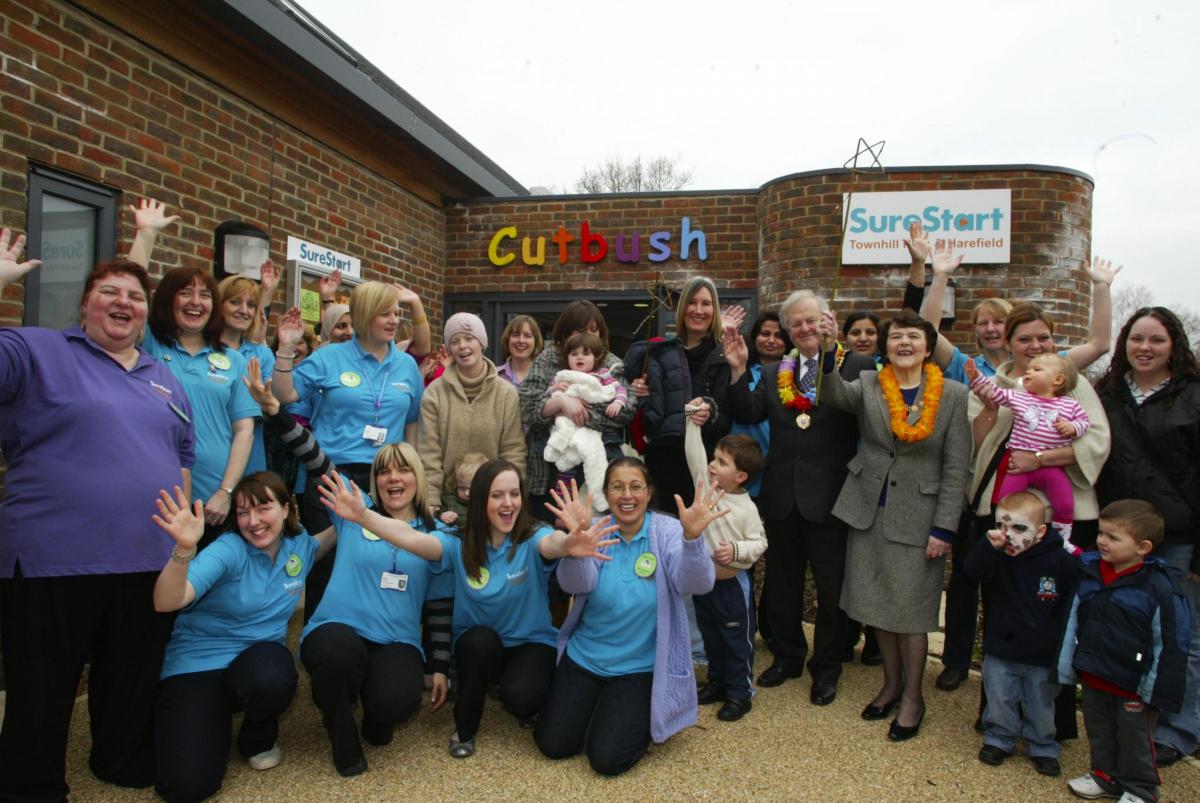 The opening of the Cutbush Children's Centre in 2009
