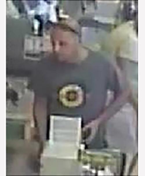Wanted in connection with the use of fake bank notes at Morrisons in Station Road, New Milton CS1609-14782