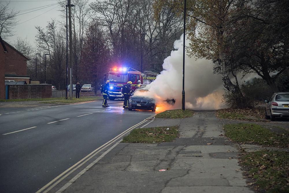 Millbrook car fire