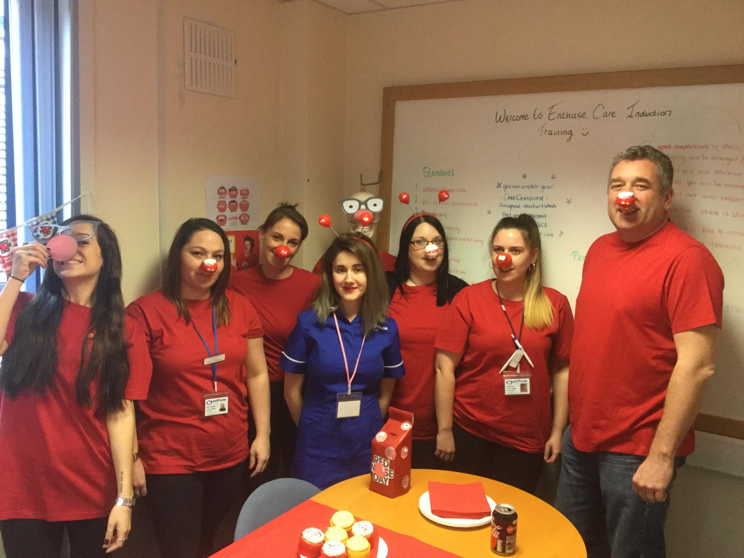 VIDEO: Care workers in Southampton have cakes and competitions for Comic Relief - Daily Echo