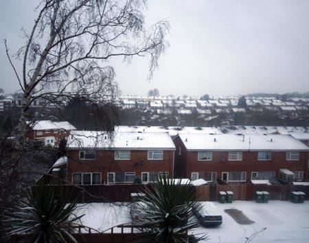 Snow covers Hampshire - Snowy Sholing by Lynne Jefford