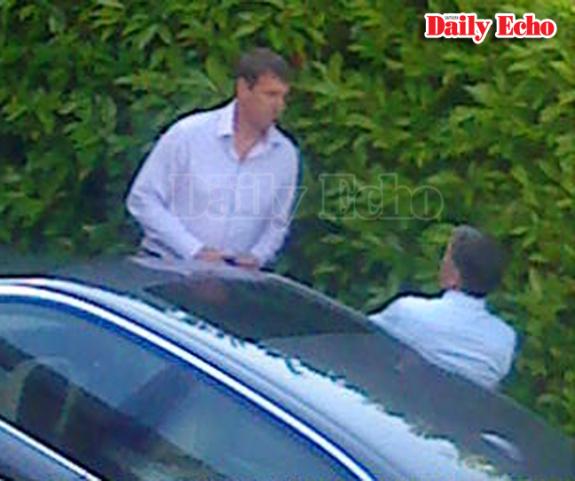 Daily Echo: Matthew Le Tissier (left) and Leon Crouch Daily Echo: Matthew Le Tissier (left) and Leon Crouch