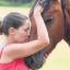 Julia Pearn with stallion Daley one of her stolen stallions