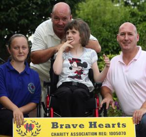 Chloe Slater and Kevin Bennett from Brave Hearts Echo picture by Matt Watson. Order no: 8831587.