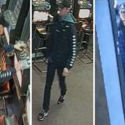 CCTV footage released after items were stolen from a car in Southampton