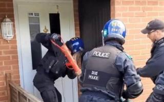 Woman arrested as suspected Class A drugs seized in raid on house