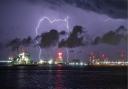 Daily Echo Camera Club member Linda Dunham captured this image of lightning in Southampton.