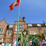 The Burley Green Man Parade. Picture: Solent News & Photo Agency