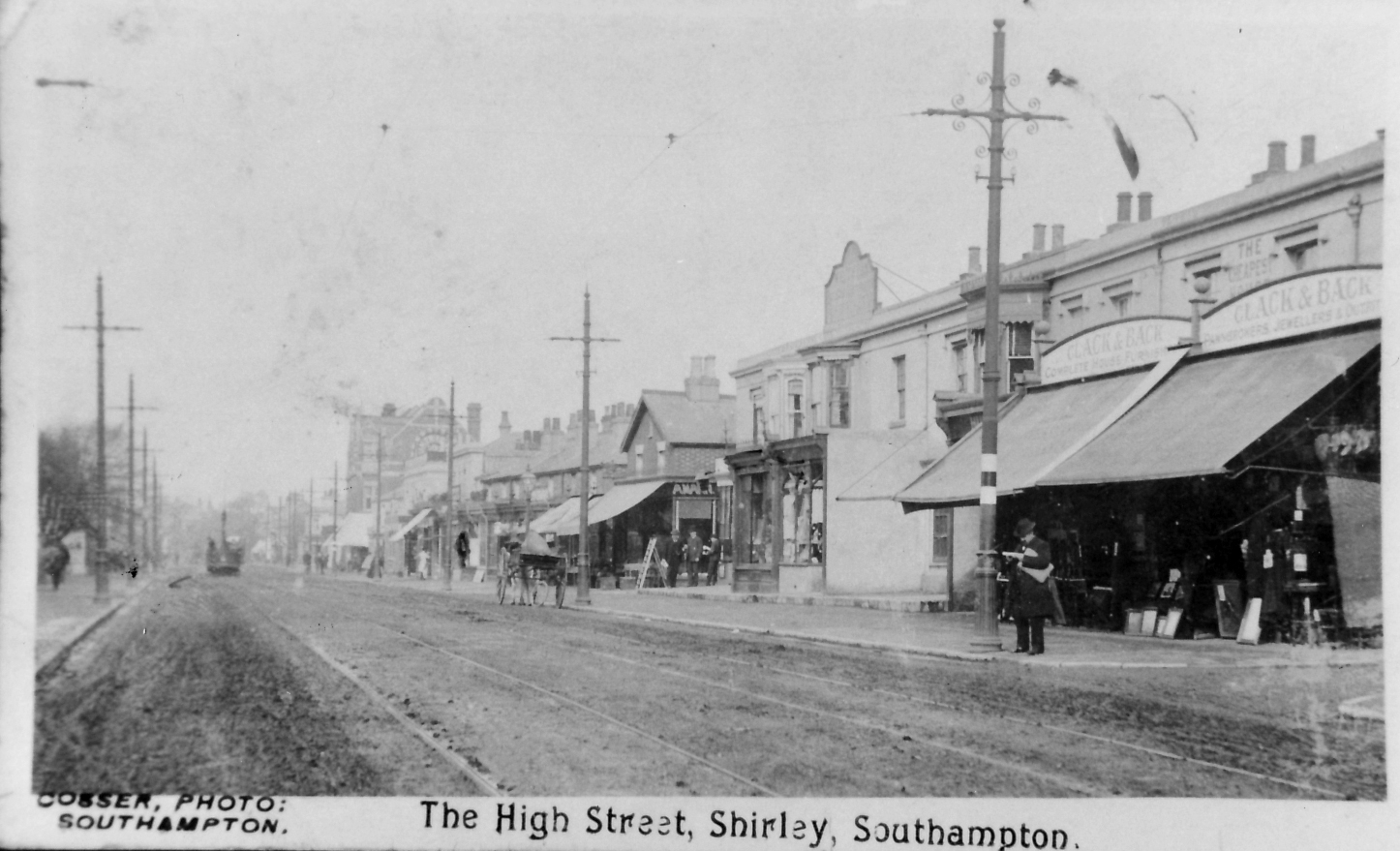Shirley High Street, dated circa 1900s. Southern Daily Echo Archives..