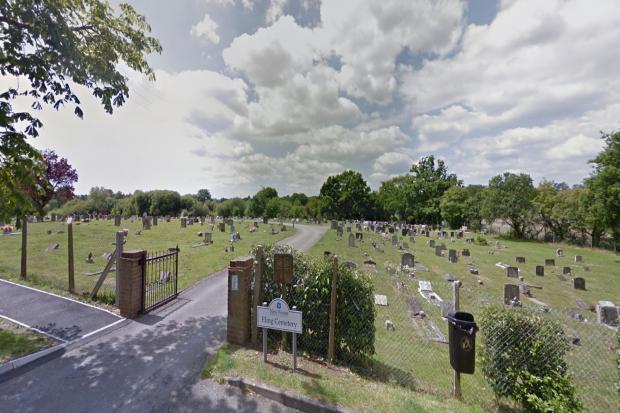Hunt launched after bald man seen exposing himself in cemetery
