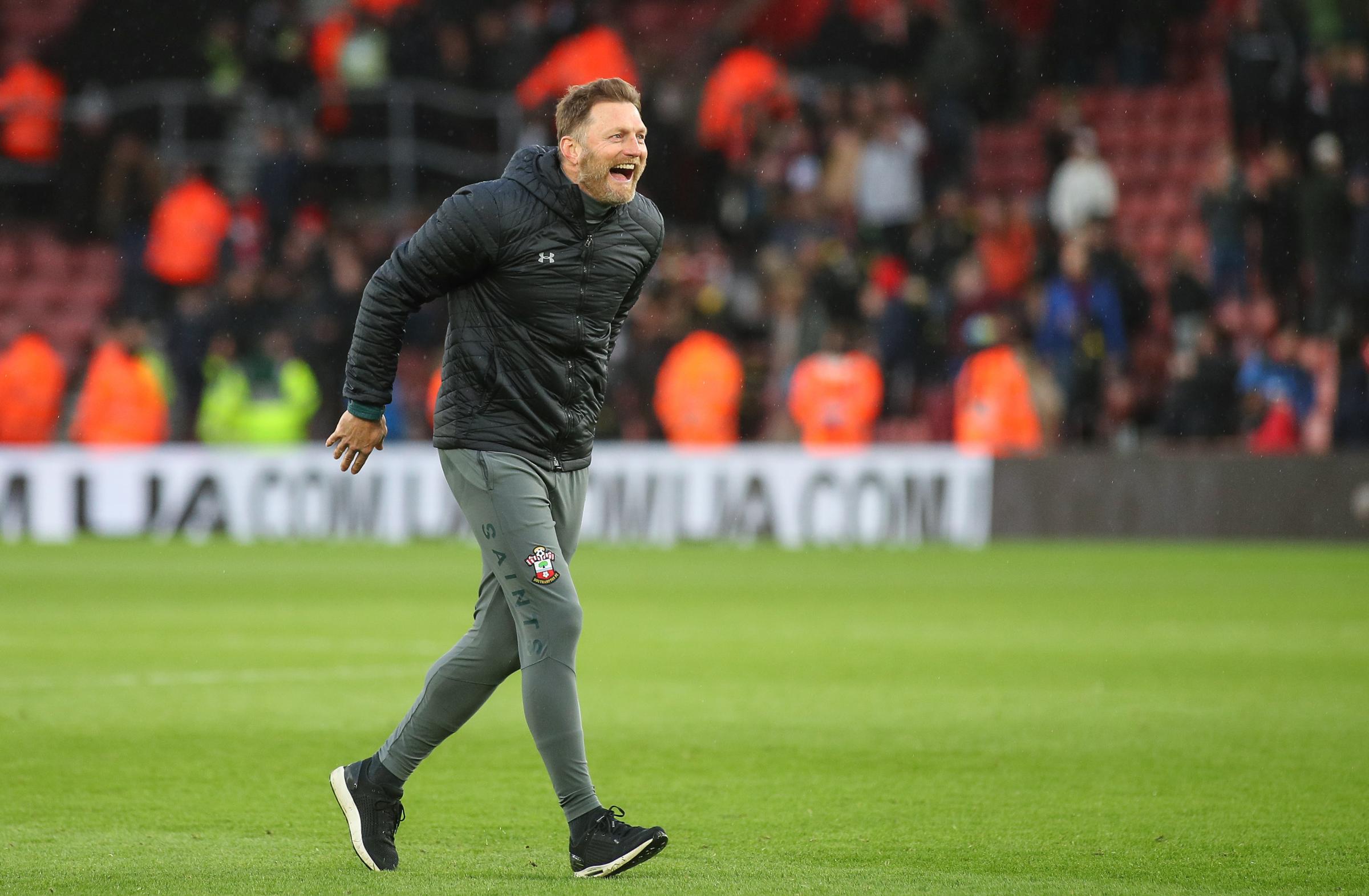 Southampton boss Ralph Hasenhuttl goes on the front foot