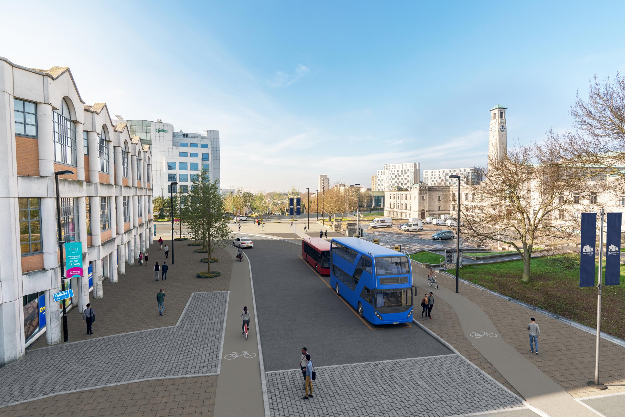 Another angle of how Civic Centre Place could look