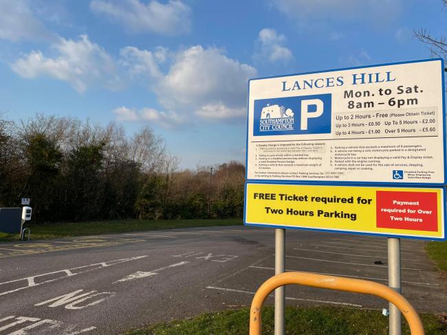 Lances Hill car park