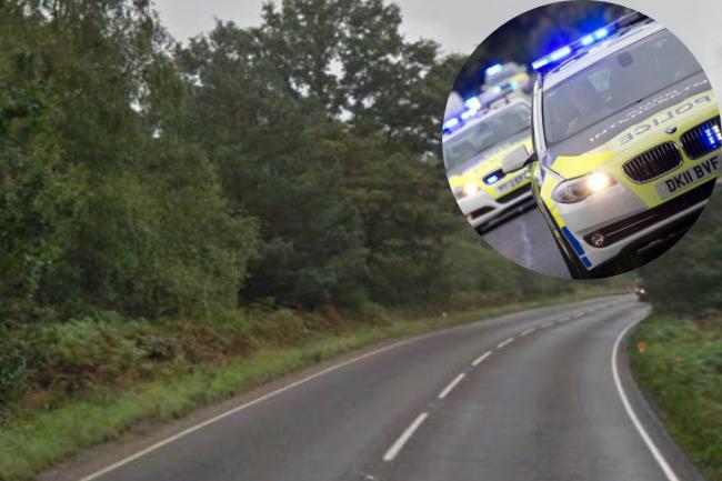 A Ringwood cyclist is fighting for his life after an accident near Alderholt