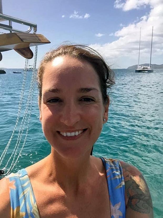 Daily Echo: Undated handout photo supplied by US Virgin Islands Police Department of Sarm Heslop. British police are assisting in the investigation into the disappearance of the 41-year-old woman who went missing from a catamaran in the US Virgin Islands more than
