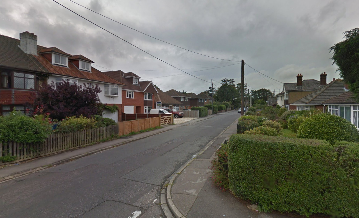 Tomasz Walski (inset) attempted to rob a couple in Watermans Lane, Dibden Purlieu.