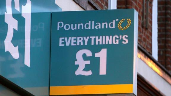 Poundland. Photo by PA