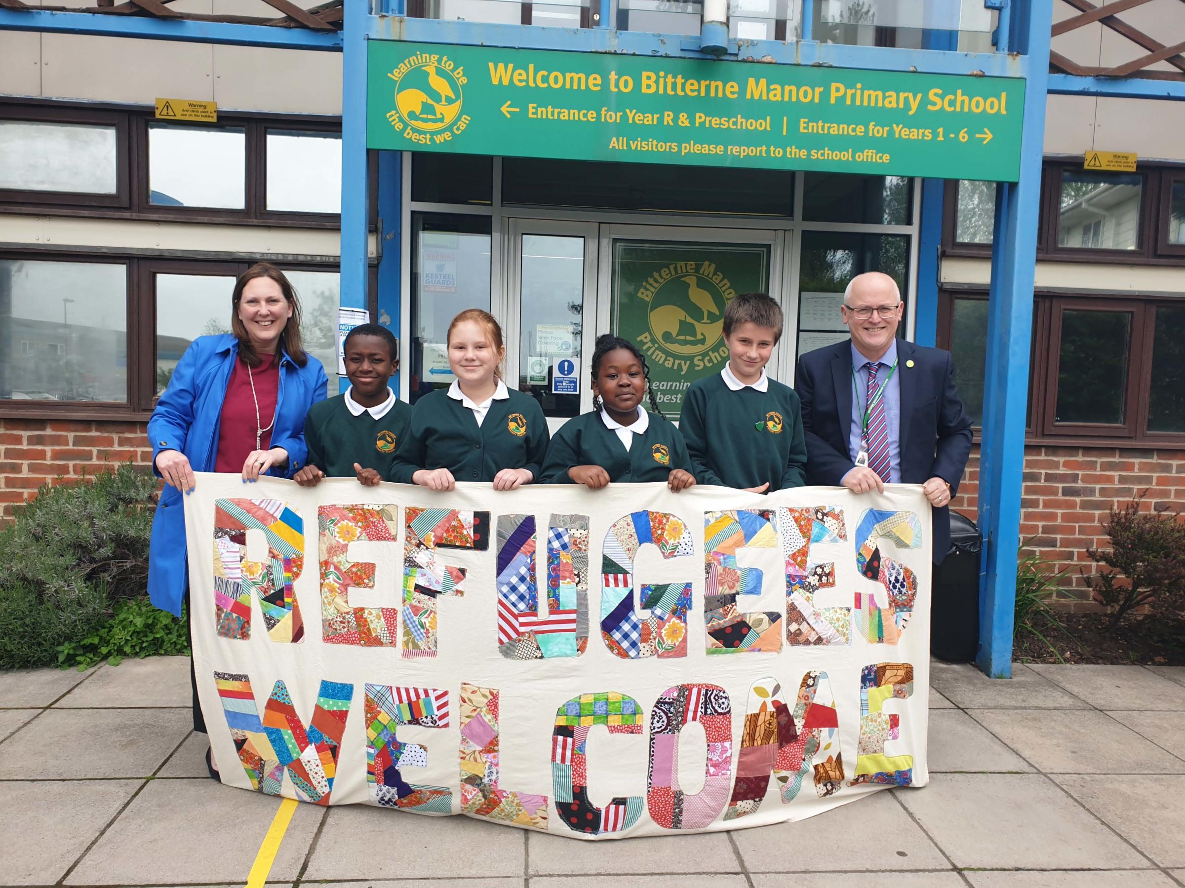 School of Sanctuary awarded to Bitterne Manor Primary 