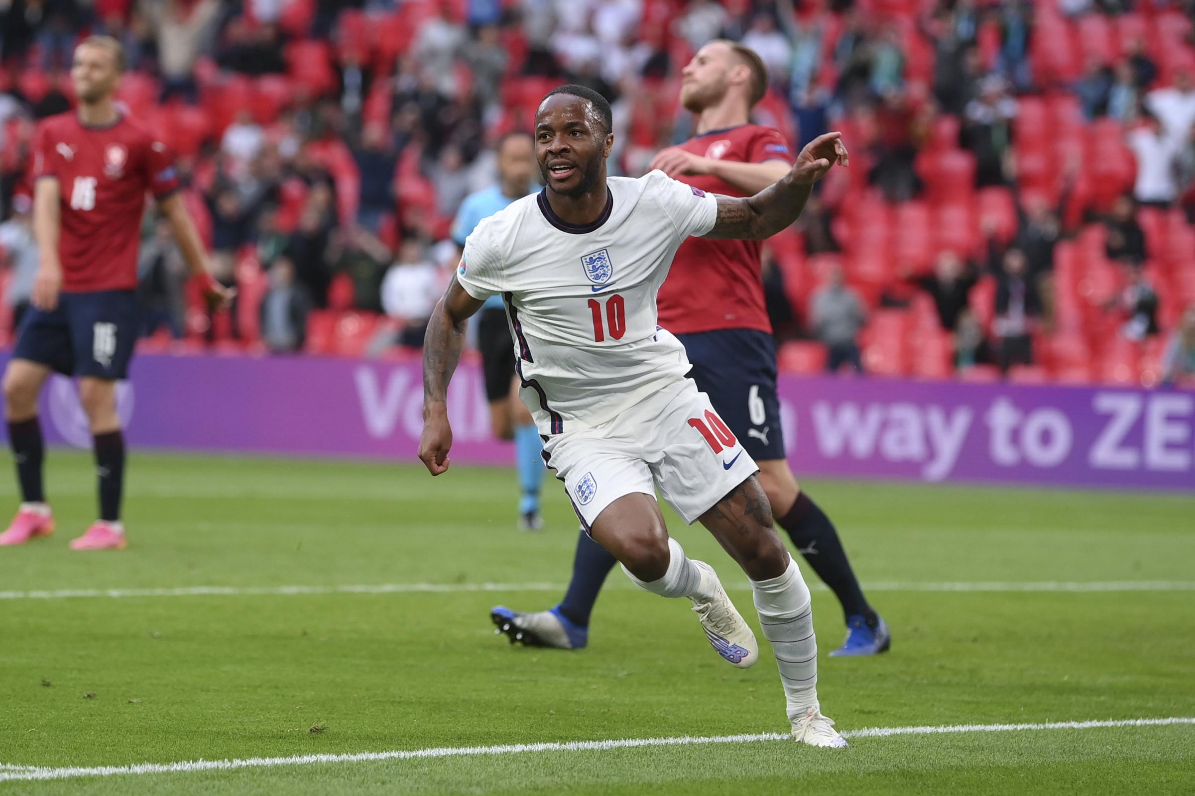 Raheem Sterling sends England through on top at Euro 2020
