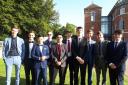 Students from The Westgate School arrived at their prom at Oakley Hall Hotel, Basingstoke 2019