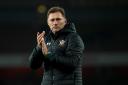Ralph Hasenhuttl after the game at the Emirates Stadium