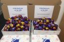 Aspin has donated 7,000 creme eggs to NHS hospitals 
