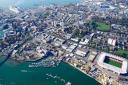An aerial view of Southampton.