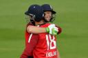 England's Jos Buttler (left) and Moeen Ali embrace following victory during the second Vitality IT20 match at the Ageas Bowl, Southampton. PA Photo. Picture date: Sunday September 6, 2020. See PA story CRICKET England. Photo credit should read: Dan