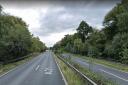 A31 between Castle Malwood Hill and Junction one of the M27. Photo from: Google Maps.
