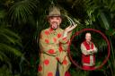 The former Health Secretary, 44, controversially entered the camp alongside fellow latecomer comedian Seann Walsh on Wednesday night's I'm A Celeb. (ITV)