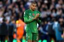 Southampton goalkeeper Gavin Bazunu applauds the fans following defeat after the final whistle in the Premier League match at St. Mary's Stadium, Southampton. Picture date: Sunday November 6, 2022.