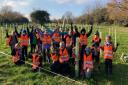 Children at Blackfield Primary School have planted more than 300 trees as part of a national project to commemorate the late Queen Elizabeth II