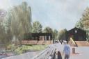 An artist's impression of the proposed new watersports centre at Mead Crescent, Swaythling