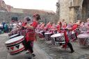 Batala Portsmouth performing at Holyrood Church during Music in the City