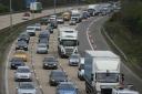Delays are building on the M27. File pic