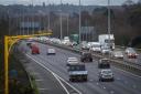 A man has been fined after being clocked at 90mph on the M27