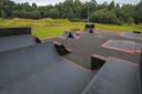 The new ramps at the Chandlers Ford skatepark