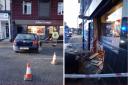 On Sunday a driver ploughed into Achari Lounge in Totton