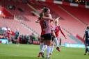 Southampton FC Women beat Sheffield United 2-1 at St Mary’s to move up to second in the Championship.