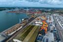Port of Southampton rail expansion project reaches key milestone