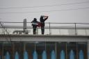 Palestine Action protesters have climbed on the roof of Leonardo UK's Southampton factory