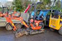 Four diggers together worth more than £56,000 have been stolen from Mount Pleasant Lane in Lymington