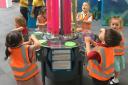 Pupils from Orchard Infants’ School on their visit to Winchester Science Centre