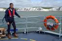Prime Minister Rishi Sunak onboard Border Agency cutter HMC Seeker during a visit to Dover in June