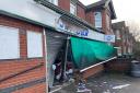 The Jupider store in St Catherine's Road was ram raided on Friday