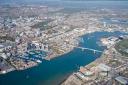 Aerial view of Southampton