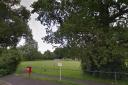 A drunk man was seen acting aggressively towards people at Ewart Recreation Ground in Hythe